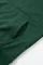 绿色绗缝拼布露缝连帽衫