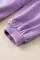 时尚紫色落肩休闲运动衫