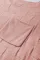 灰粉色格子纹理针织短袖毛衣