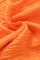 橙色时尚休闲褶边领口纹理衬衫