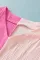 粉色纹理色块分层荷叶边袖衬衫