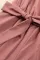 灰粉色单肩荷叶边束带连身裤