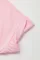 粉色 V 领隐藏口袋开衩超长 T 恤连衣裙