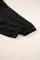 黑色平行绉缝高腰无袖 V 领连身裤