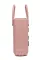 杏粉色EVA自组装可拆卸肩带镂空手提包