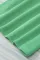 绿色罗纹针织蓬松荷叶袖衬衫