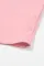 粉色撞色贴花网布半袖衬衫