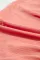 番茄红平行绉缝 V 领短款飘袖纹理衬衫