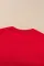 红色 XOXO 印花情人节心形套头衫