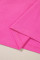 粉色撞色饰边领开叉短袖大码上衣