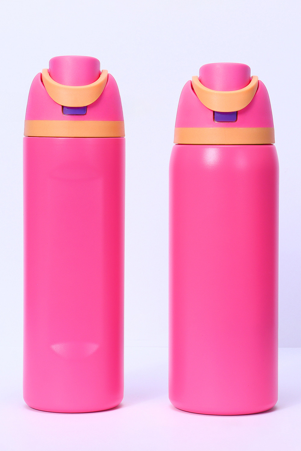 草莓粉色隔热不锈钢玻璃杯带提环 16 盎司 BH051717