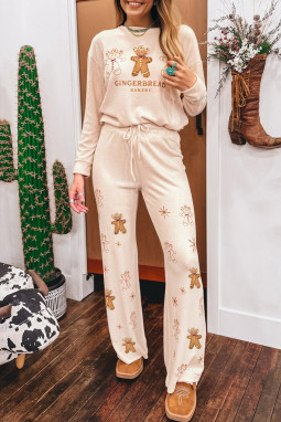 Jet Stream GINGERBREAD BAKERY 圣诞印花 2 件套休闲套装