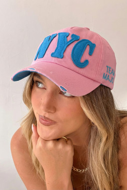 Bonbon Bold NYC 补丁 TEAM MAJOR 刺绣棒球帽