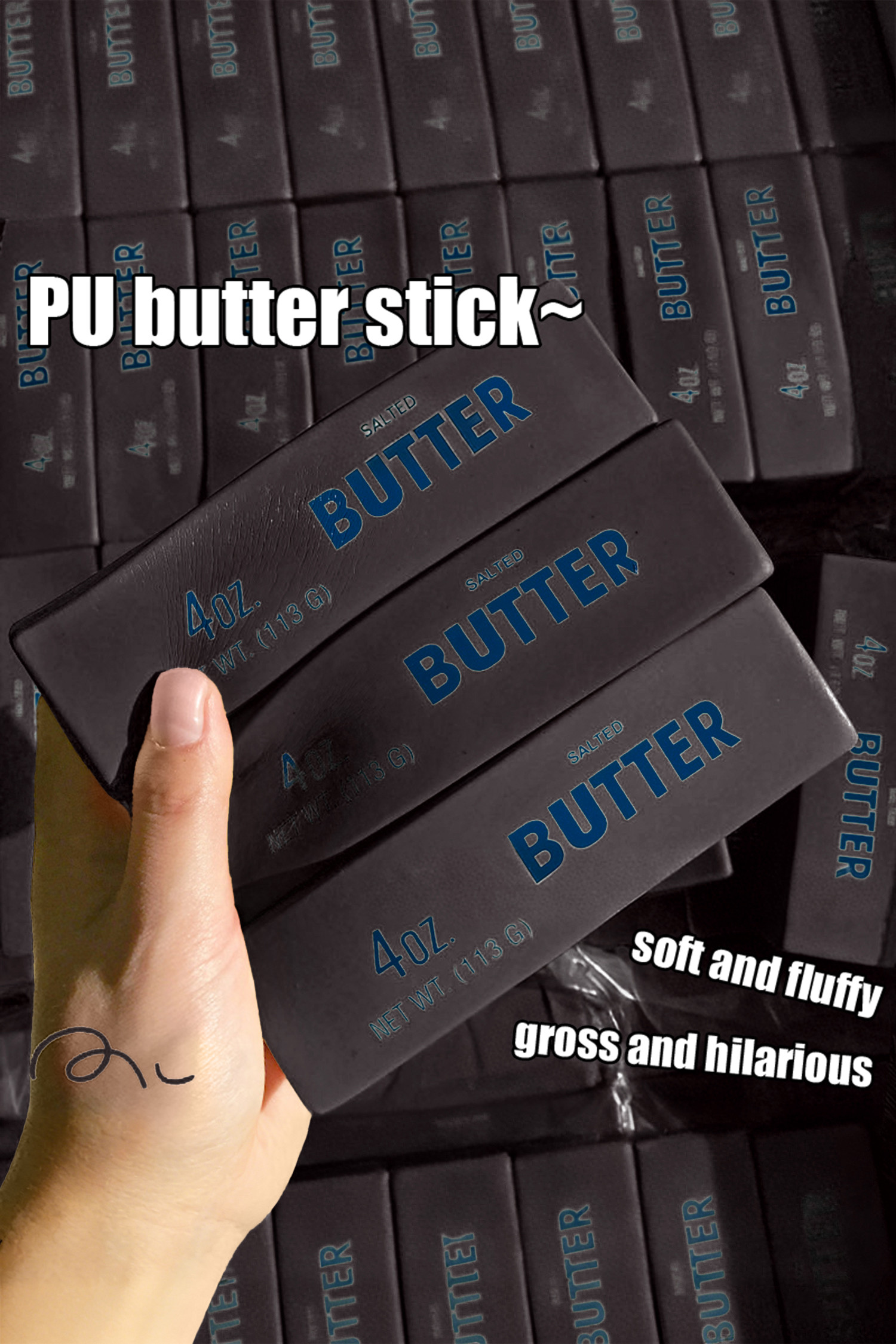 咖啡板黄油缓解压力软玩具 BH052089