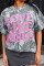粉色迷彩 Woodland LOVE LIKE JESUS 休闲 T 恤