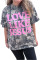 灰色 LOVE LIKE JESUS 大码林地迷彩 T 恤