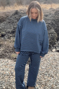 Blue Stripe 大码家居服