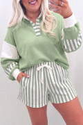 Smoke Green 大码家居服