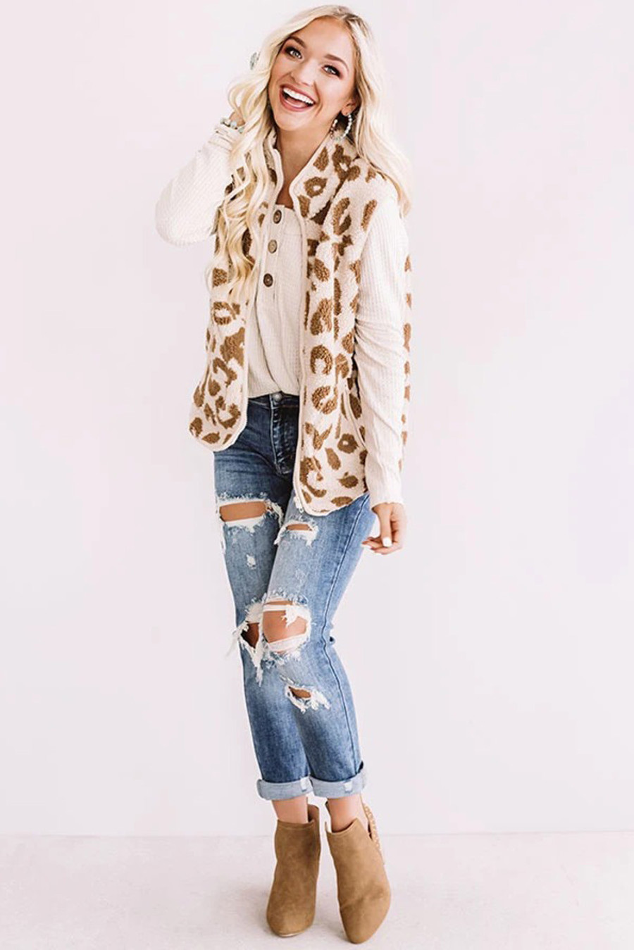 abercrombie leopard sherpa