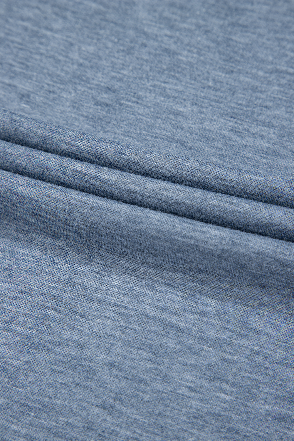 Beau Blue Half Placket Chest Pockets Short Sleeve Wide Leg Jumpsuit