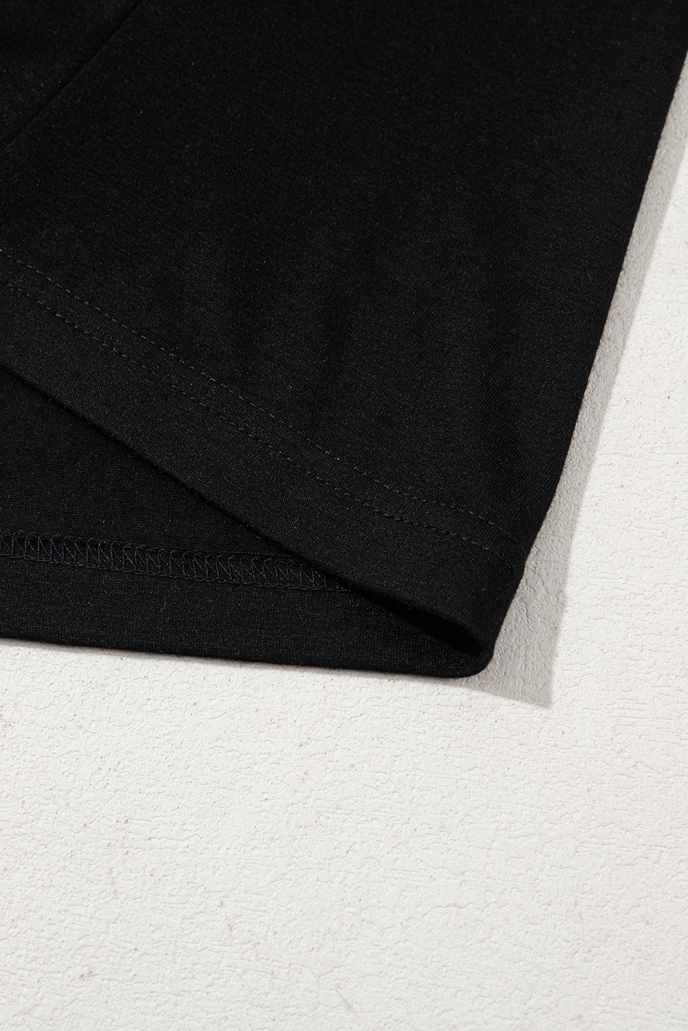 Black Leopard Print Patchwork Ruffled Sleeve V Neck T Shirt