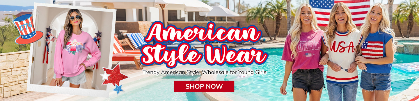 Wholesale American Flag Print