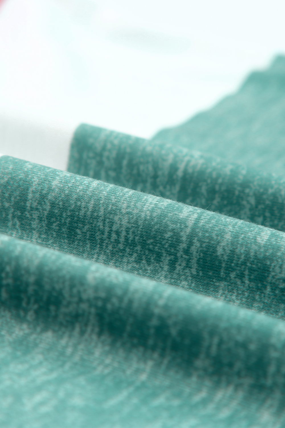 Plus Size Green  Colorblock Pullover Top