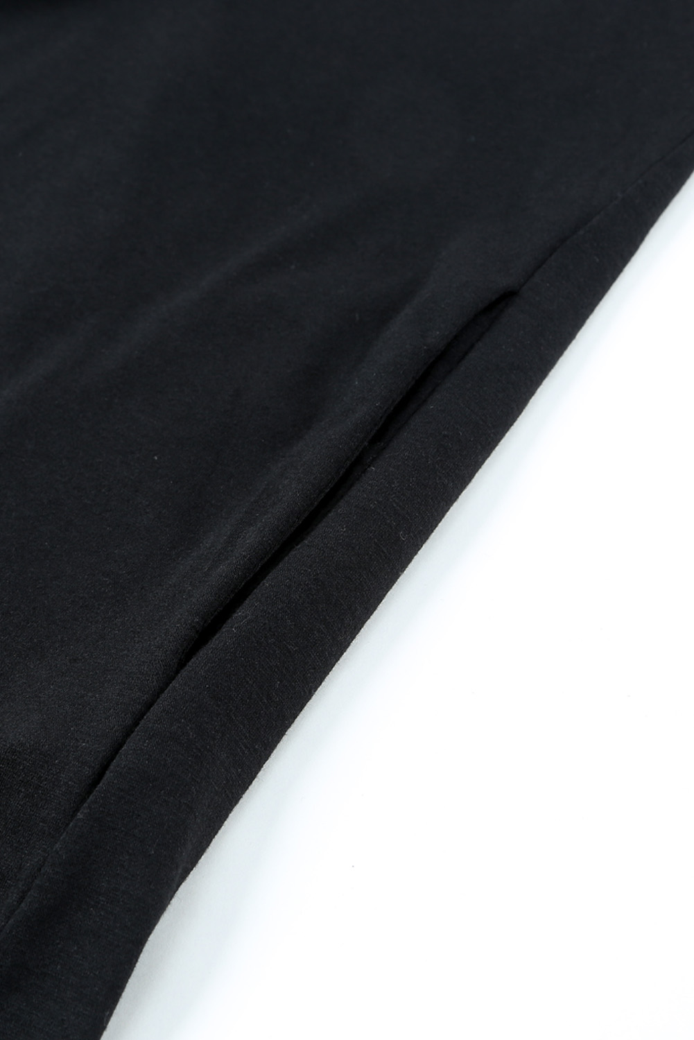 Plus Size Black Western Print Color Block  Hoodie