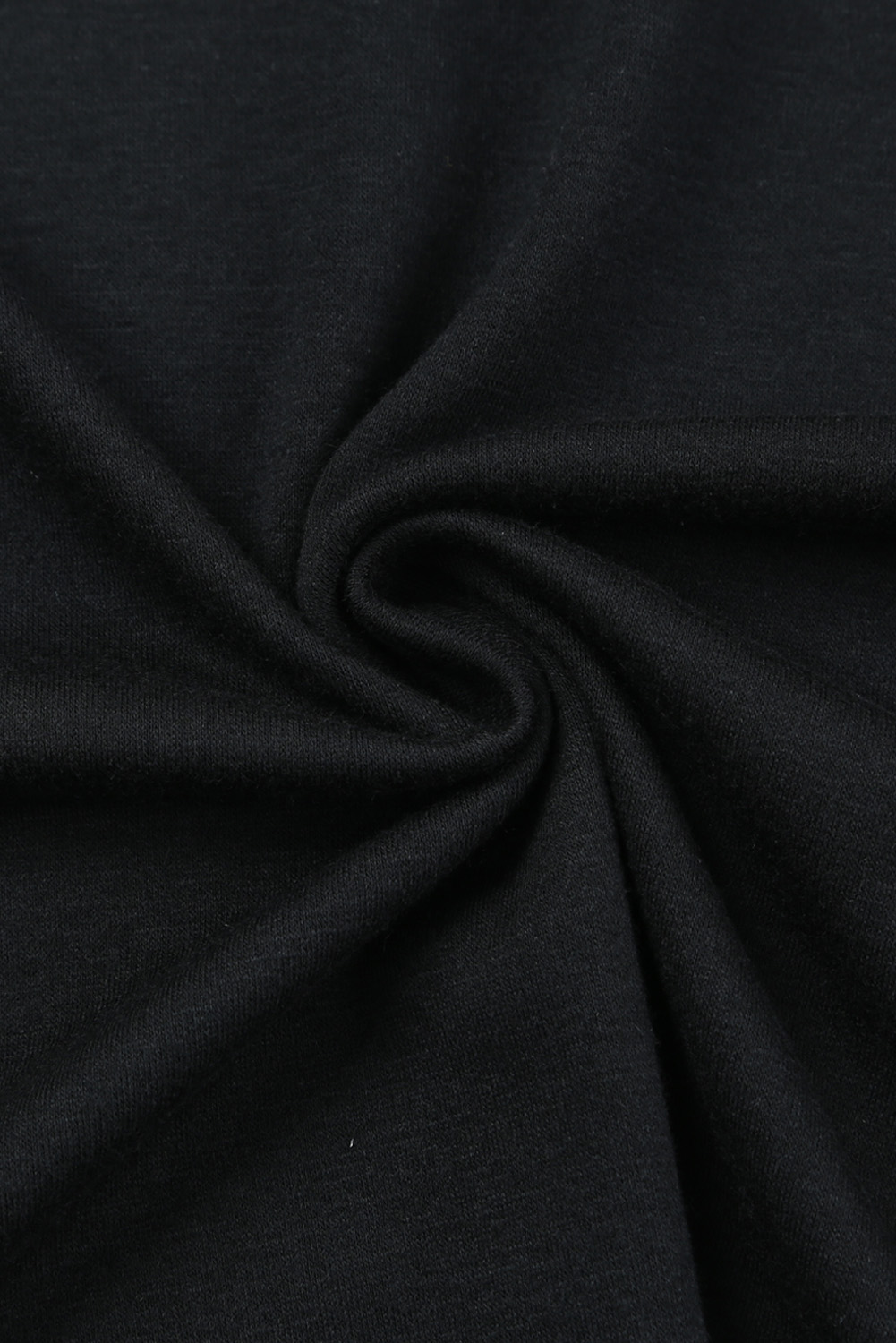 Plus Size Black Western Print Color Block  Hoodie