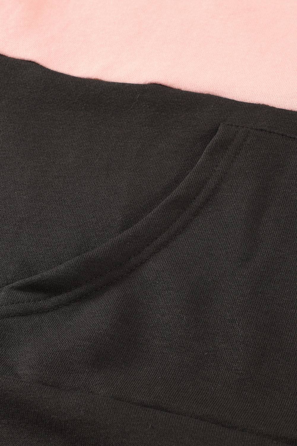 Plus Size Pink  Leopard Colorblock Splicing Hoodie with Pocket