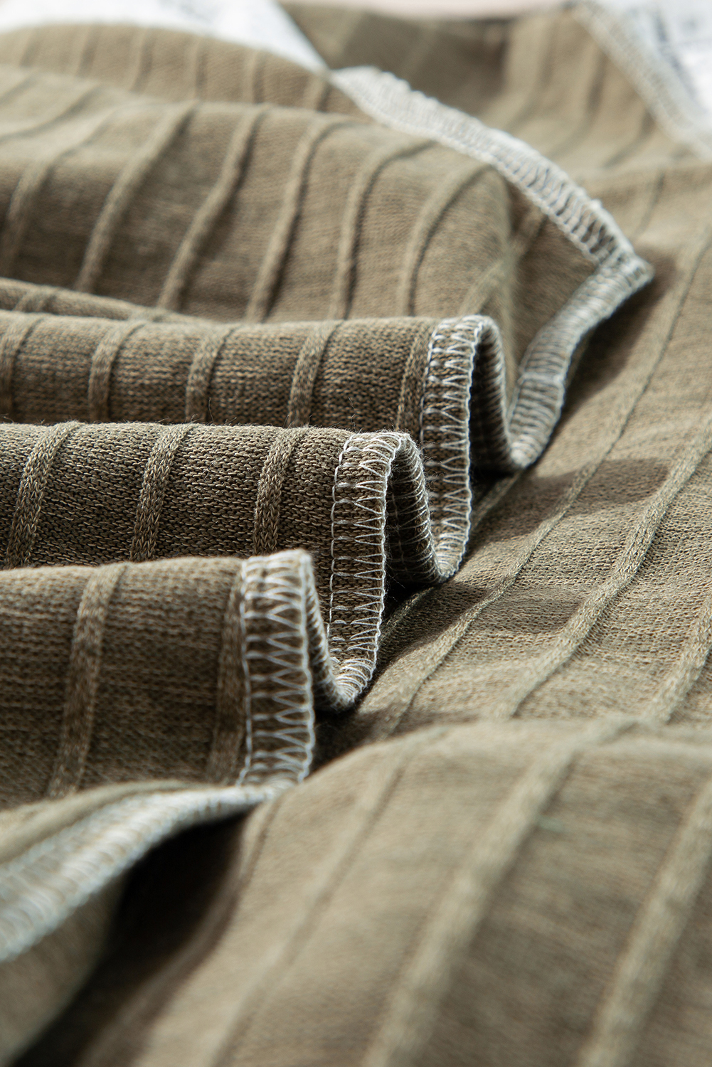 Plus Size Vineyard Green  Textured Floral Patchwork Raglan Sleeve Blouse