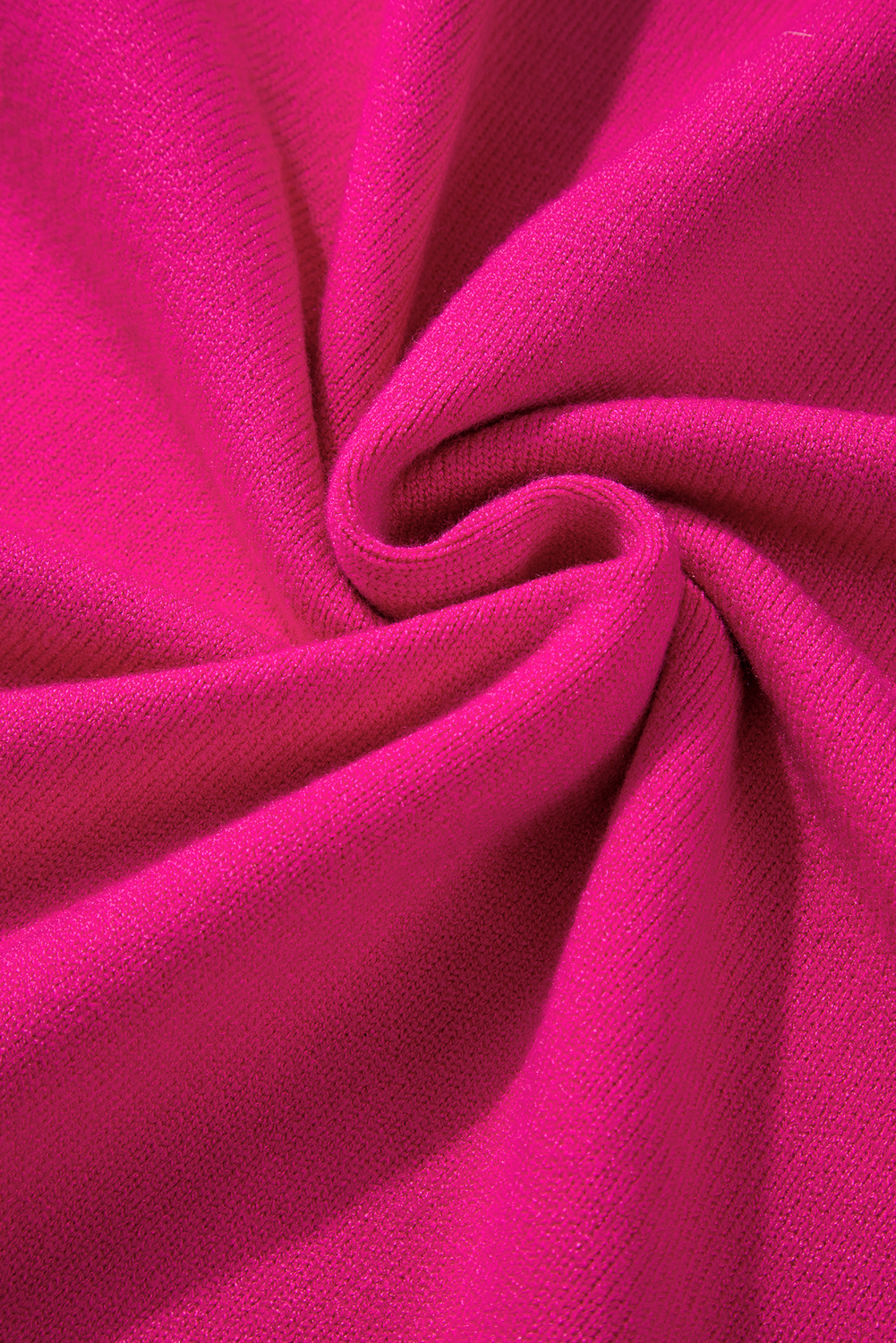 Plus Size Strawberry Pink Pearled Decor Raglan Sleeve  Sweater