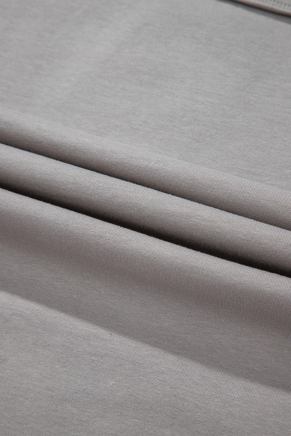 Plus Size Medium Grey Floral Star Patched Pattern 3/4 Sleeve  Top