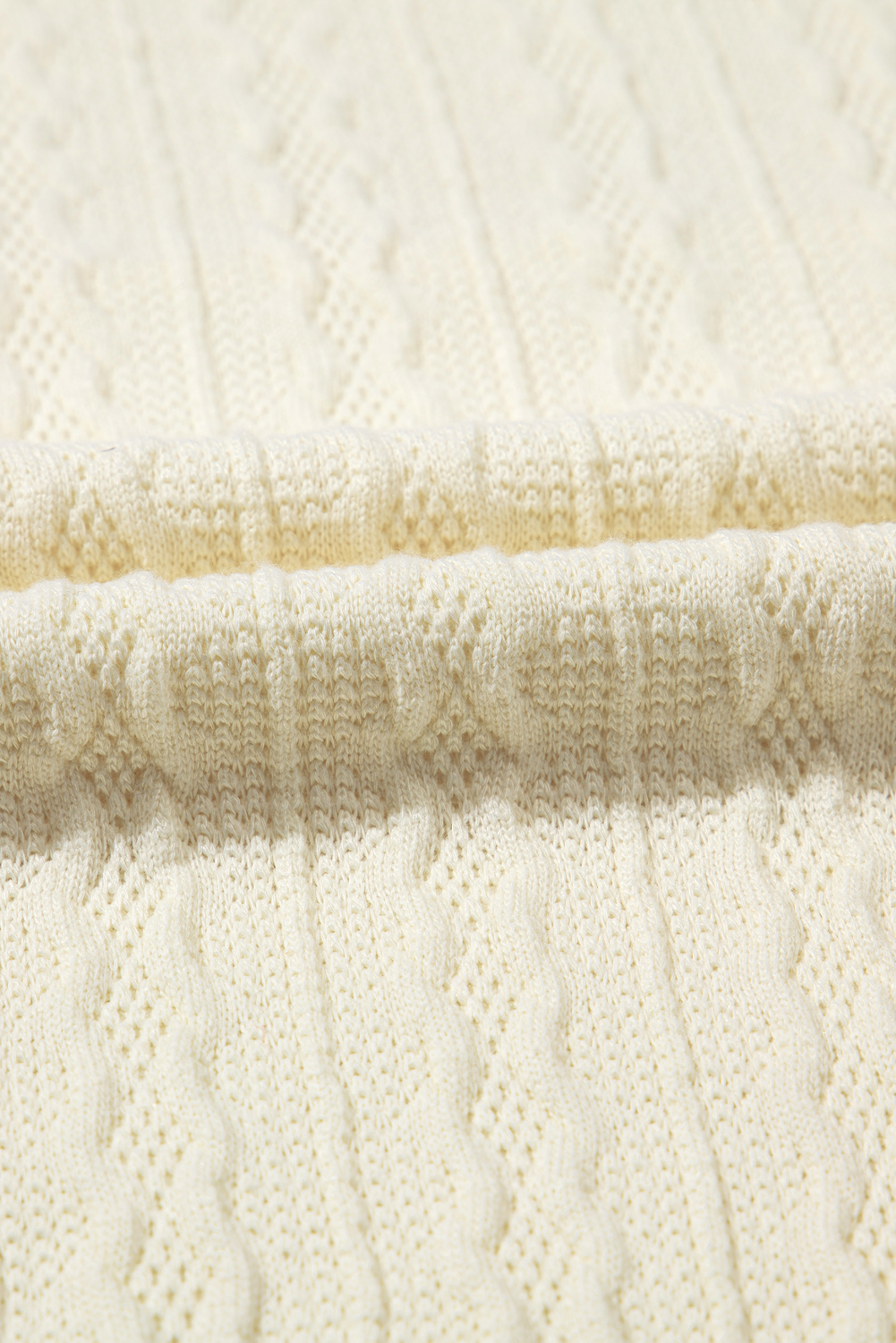 Plus Size Beige Textured Patchwork Exposed Seam  Hoodie