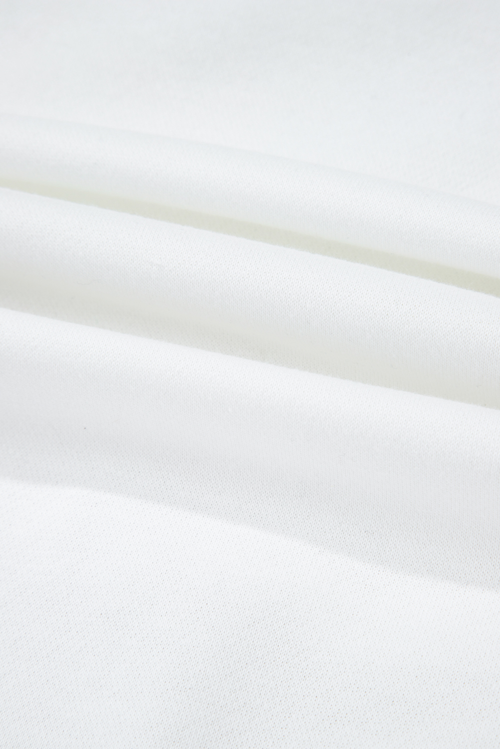 Plus Size White  Game Day Tinsel Rugby Football Season Sweatshirt