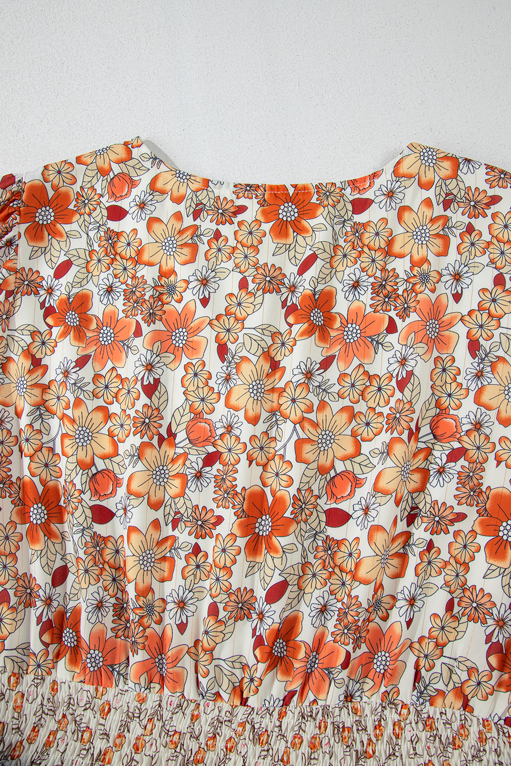 Plus Size Khaki  Floral Tiered Ruffle Maxi Dress