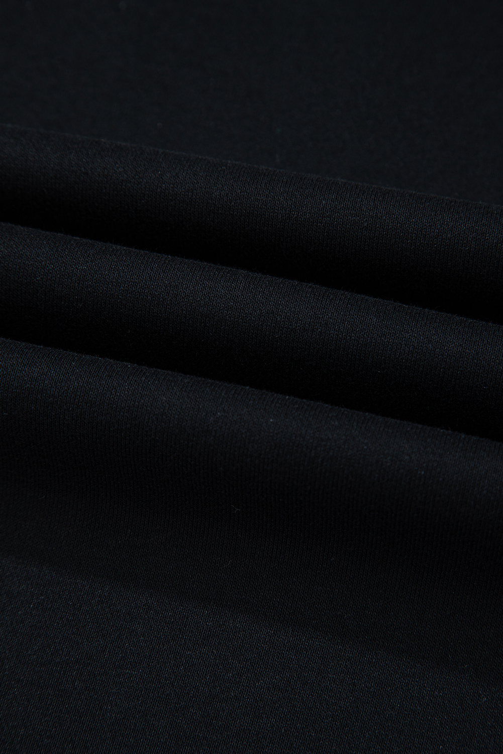 Plus Size Black Rainbow Raglan Sleeve Crew Neck  Sweatshirt