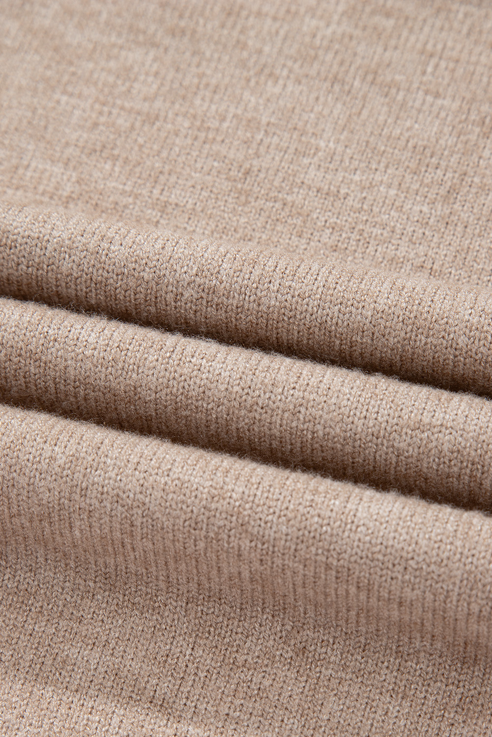 Plus Size Smoke Gray Pearled Drop Shoulder  Sweater