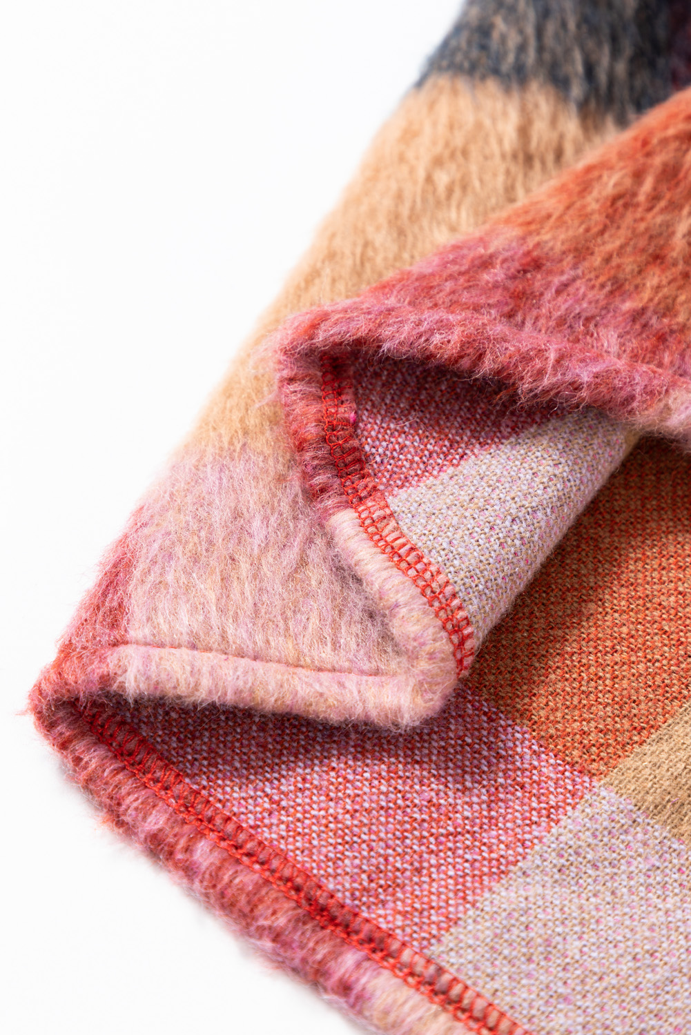 Plus Size Orange Plaid Print Flap Pockets Buttoned Casual  Jacket