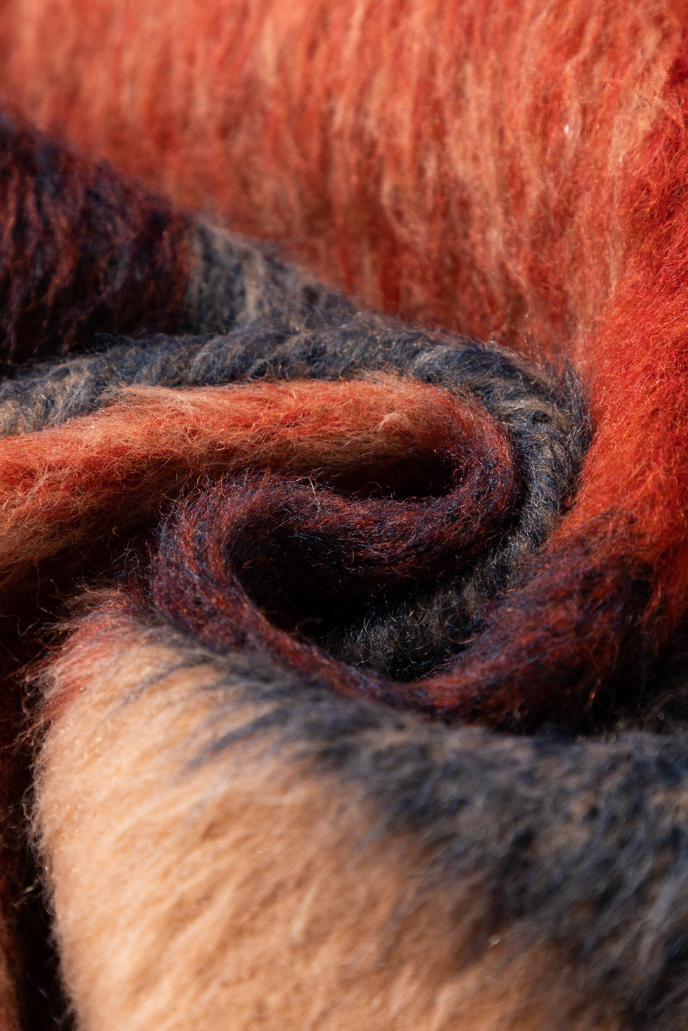 Plus Size Orange Plaid Print Flap Pockets Buttoned Casual  Jacket