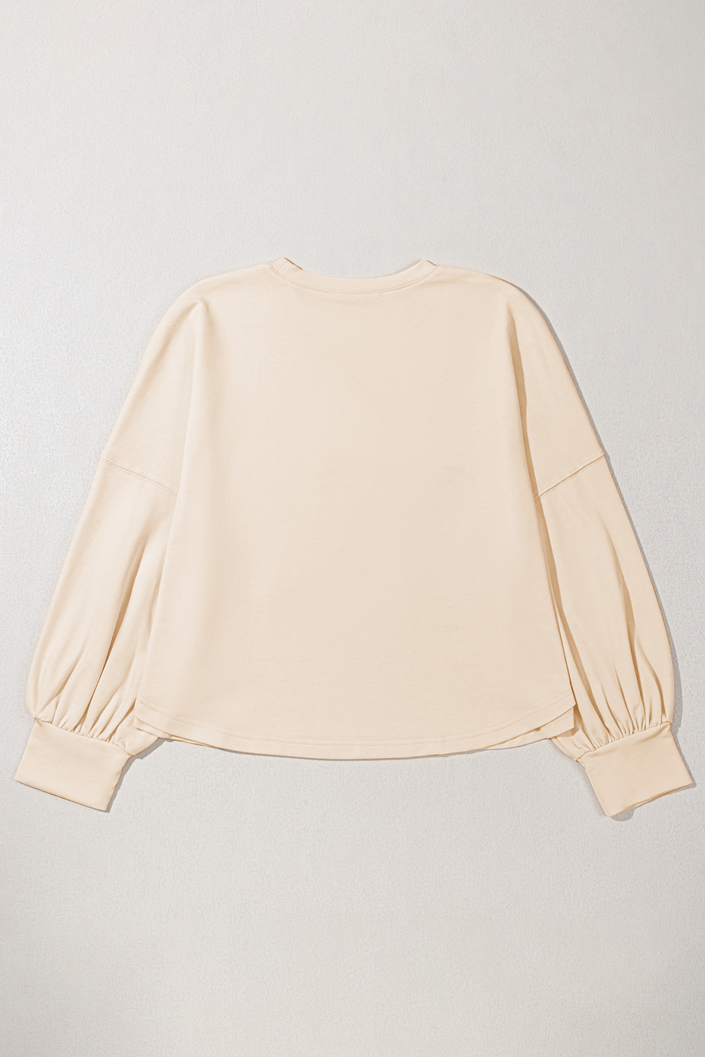 Plus Size Beige Star Shape Studded Crew Neck  T Shirt