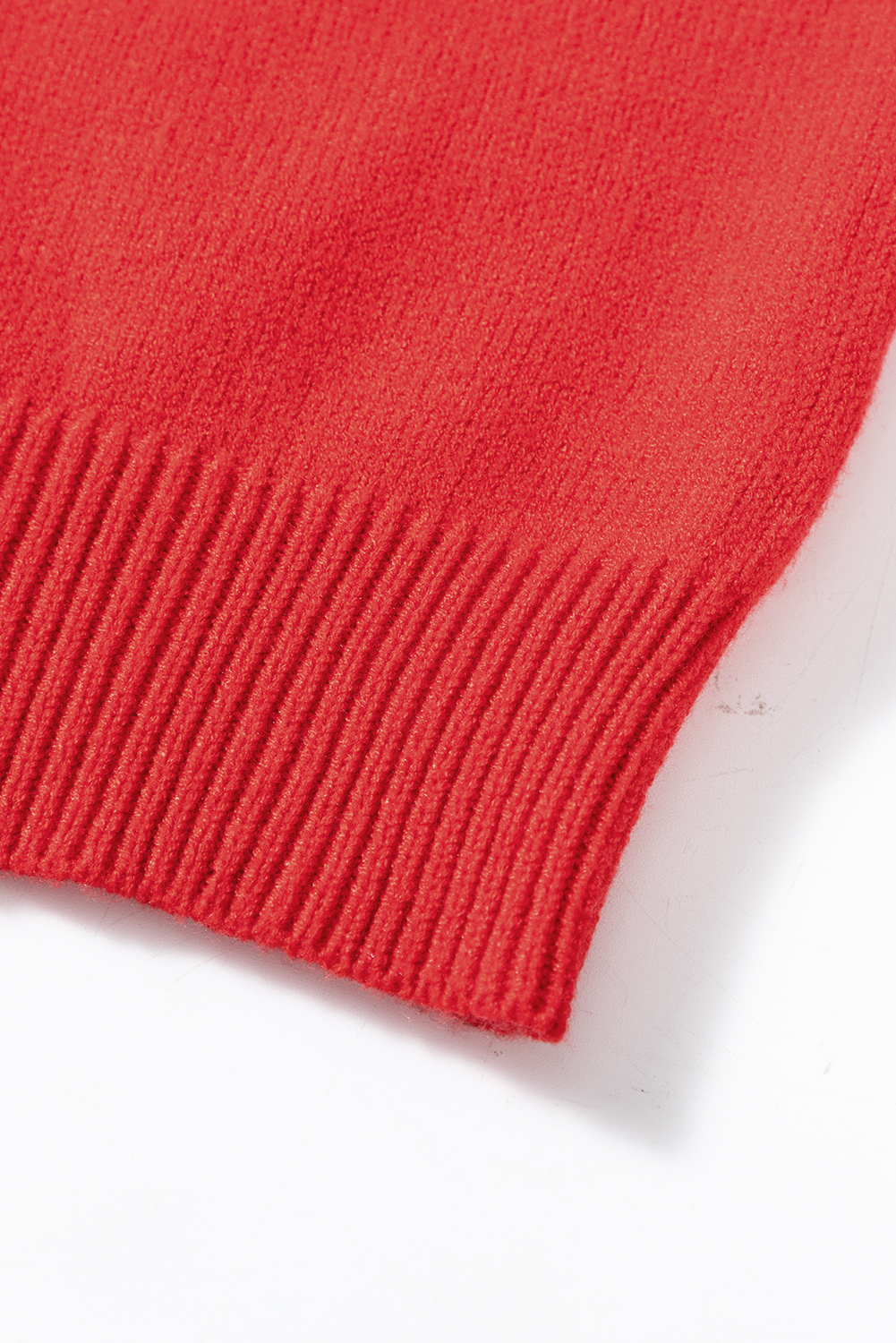 Plus Size Fiery Red Merry Graphic Christmas  Sweater