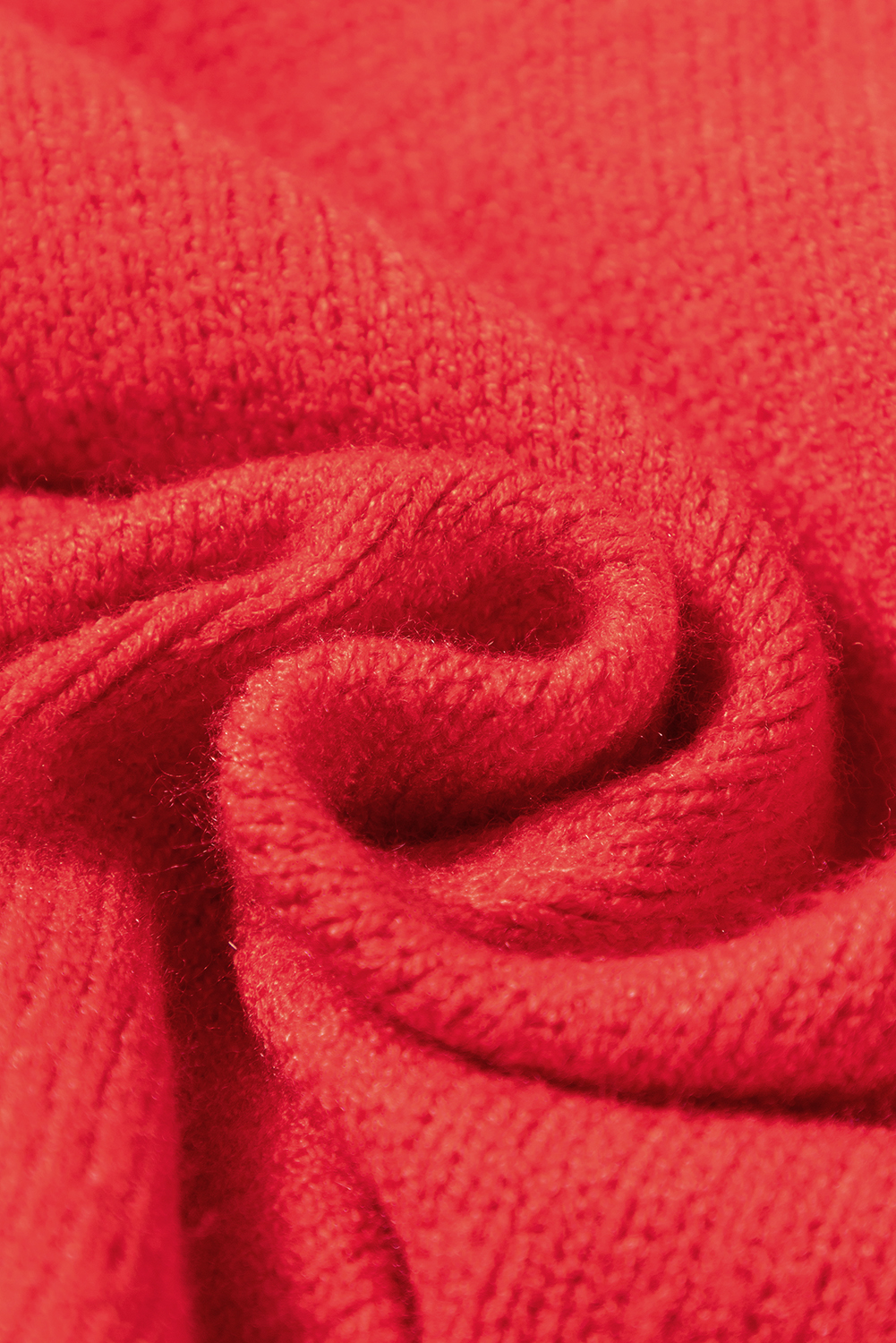 Plus Size Fiery Red Merry Graphic Christmas  Sweater