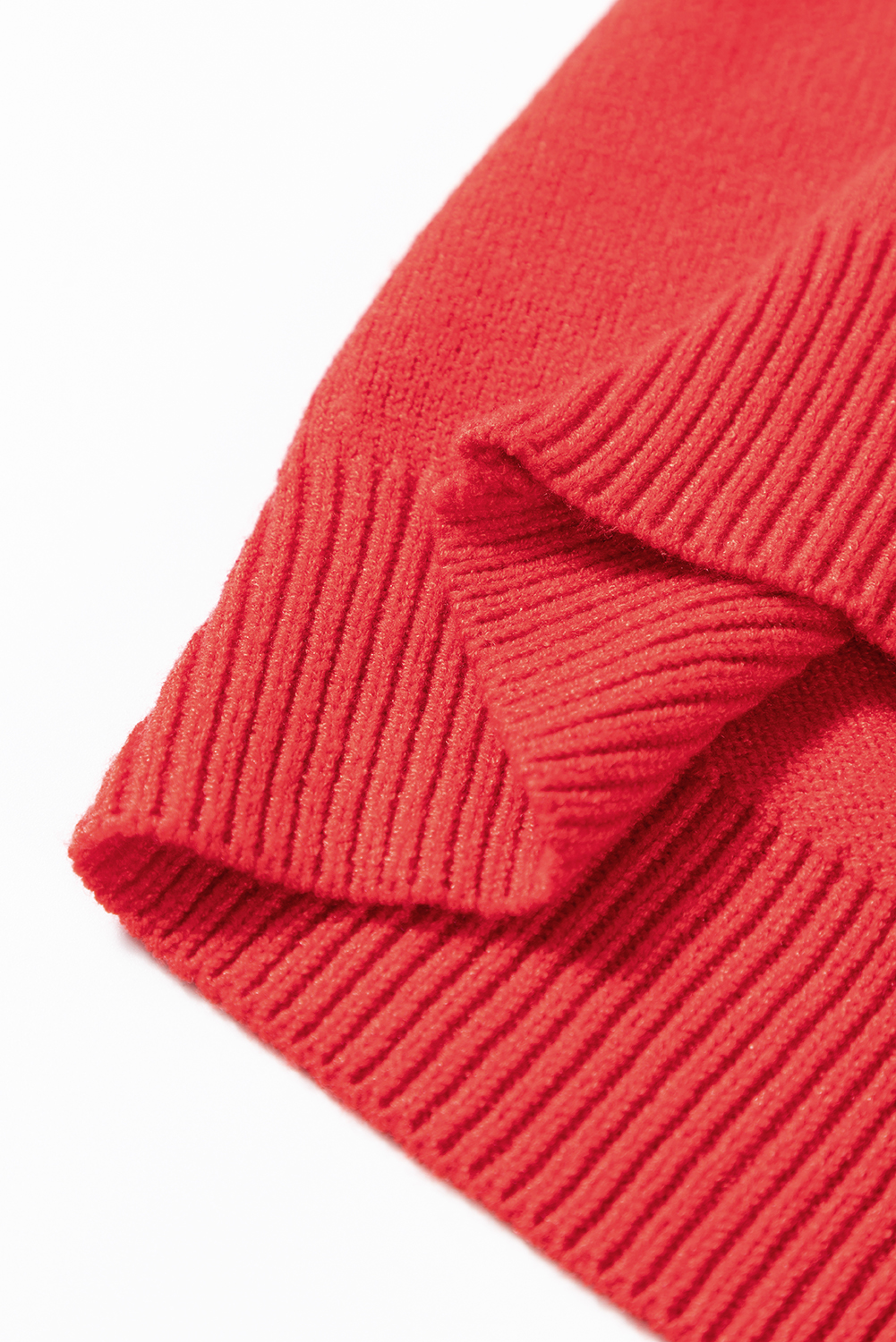 Plus Size Fiery Red Merry Graphic Christmas  Sweater