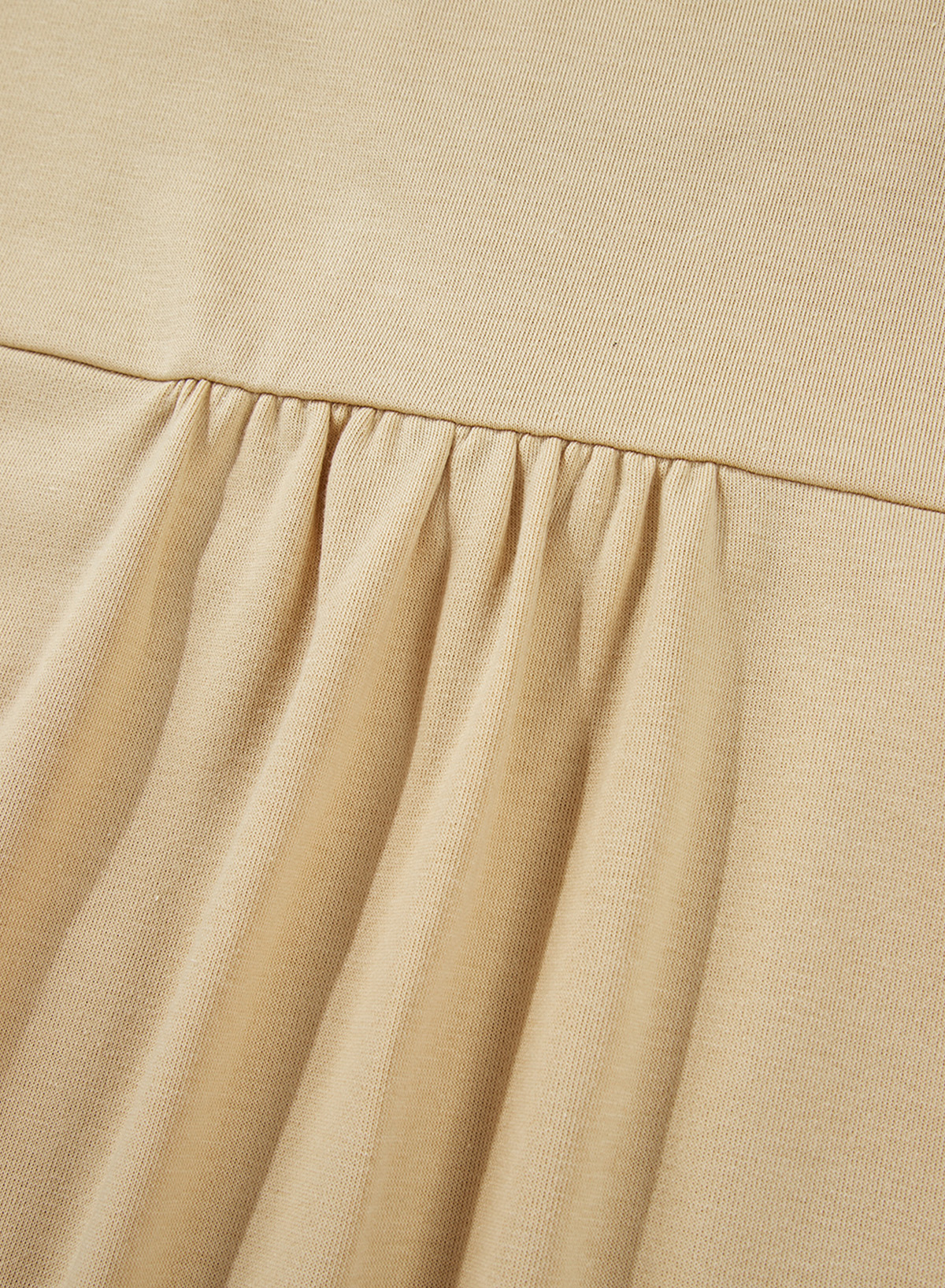 Plus Size Parchment Ruffled Short Sleeve Bowknot Applique Crew Neck  Top