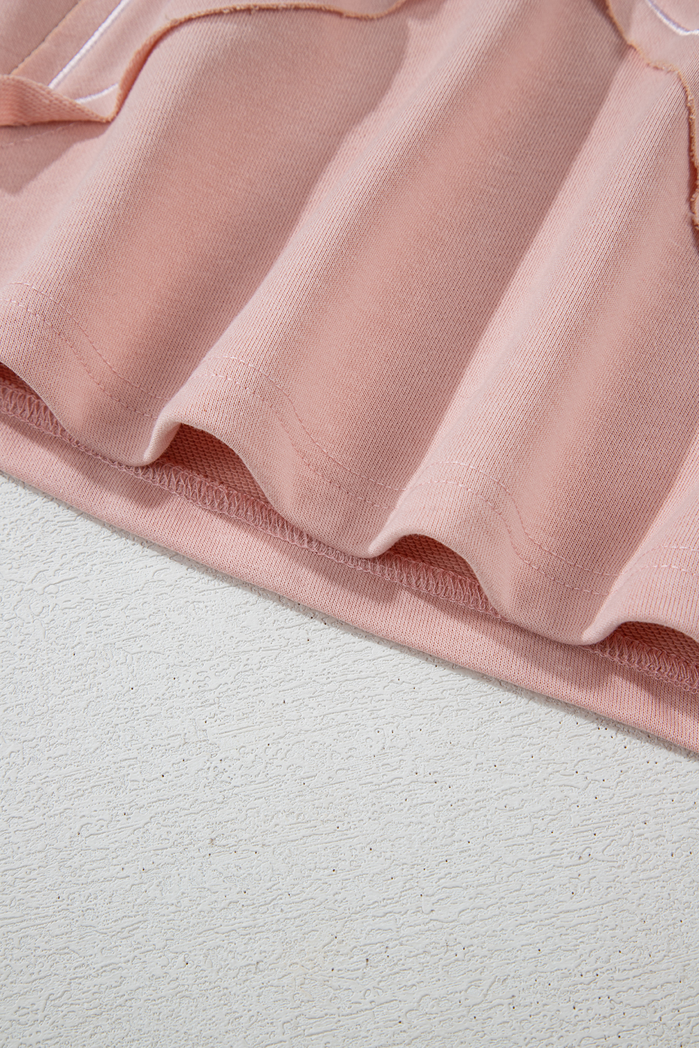 Plus Size Delicacy Star Patch Graphic Floral Color Block Drawstring  Hoodie