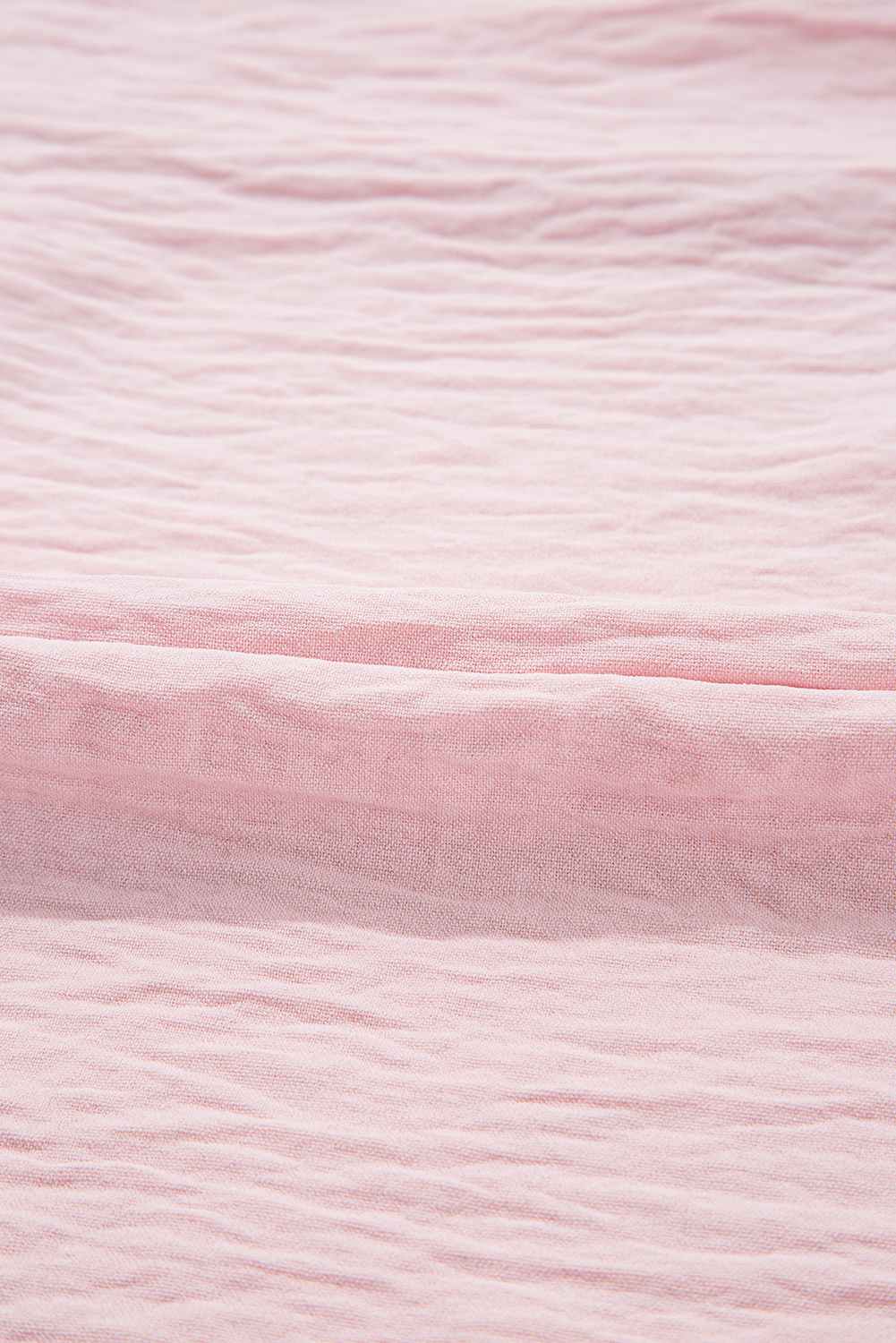 Plus Size Pink Contrast Floral Patchwork Long Sleeve  Blouse