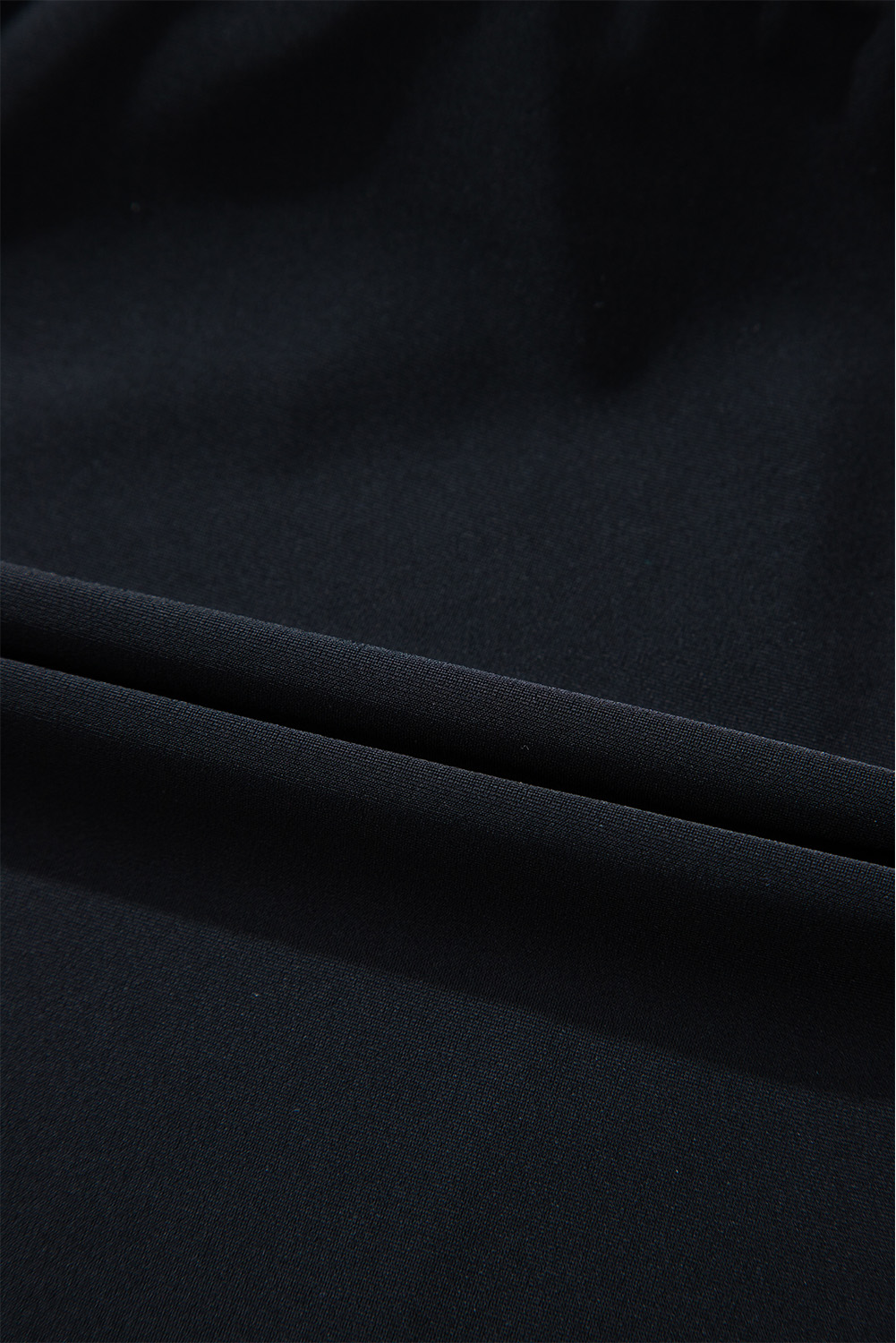 Plus Size Black Drawstring Tied Front Flared Top Geometric Print Bottom  Tankinis