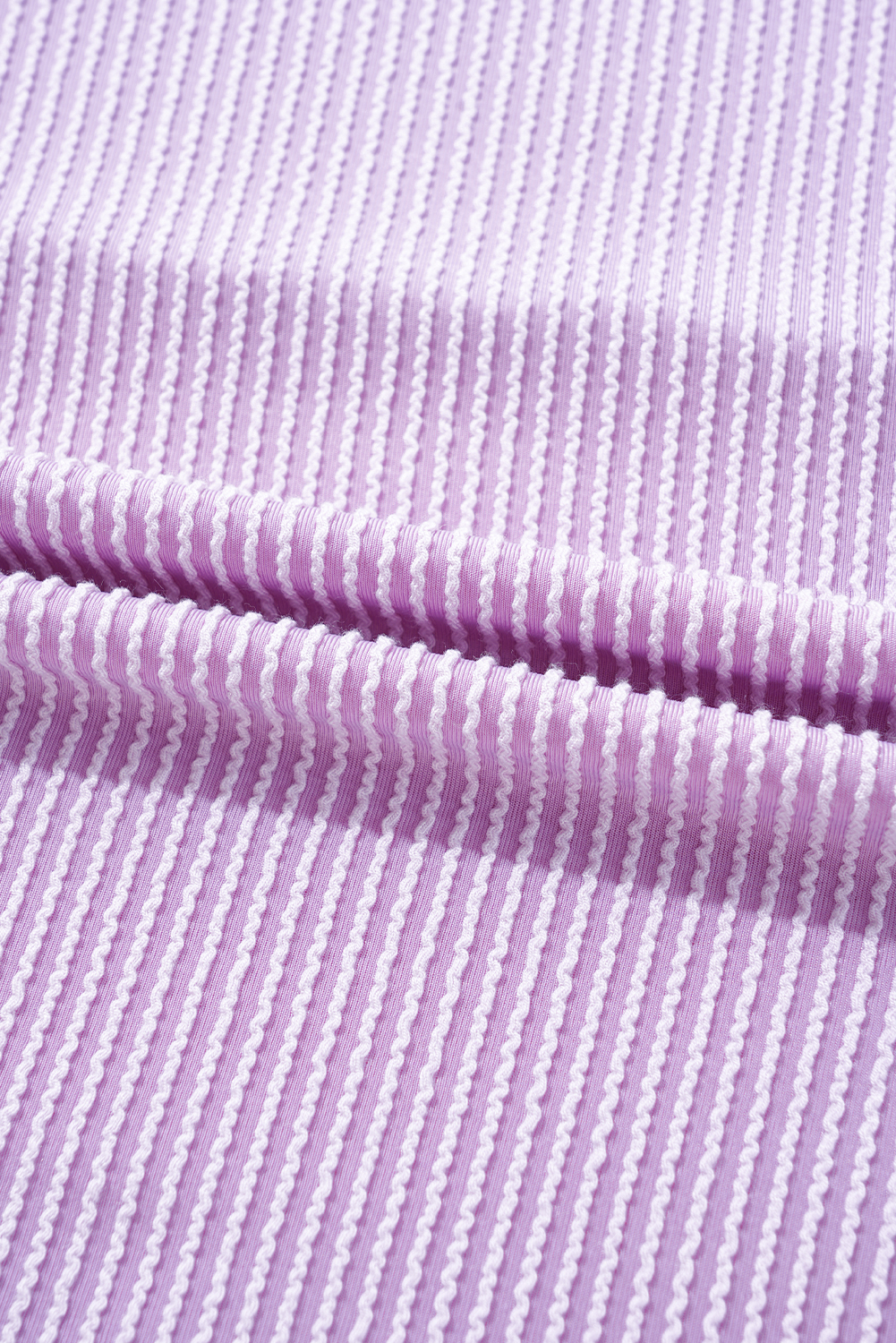 Plus Size Rose Red Leopard Colorblock Patchwork Corded Knit  T Shirt