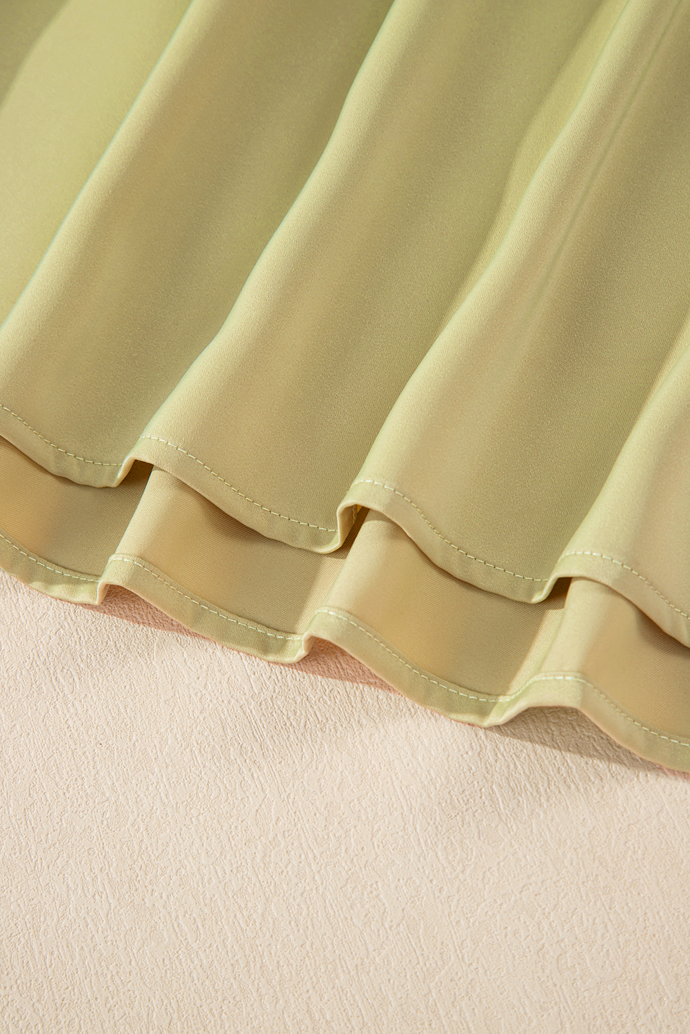 Plus Size Laurel Green Notched V Neck Puff Sleeve Tiered  Maxi Dress